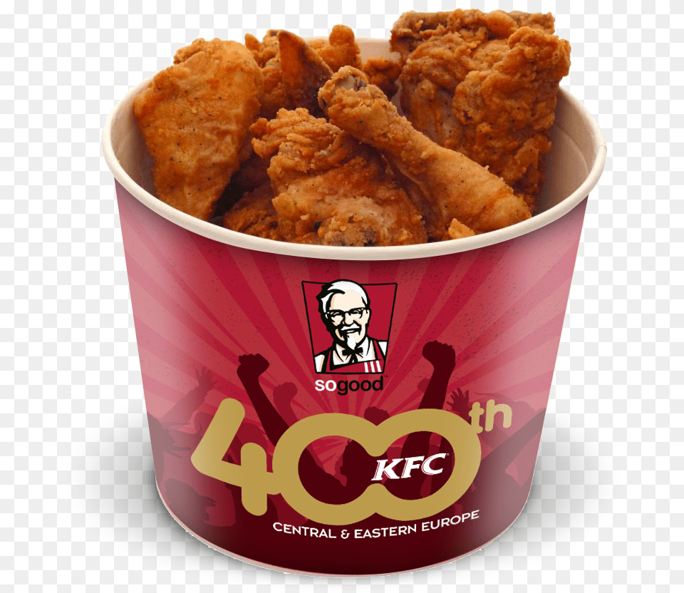 Kfc Chicken Bucket, Adult, Food, Fried Chicken, Male Png Image