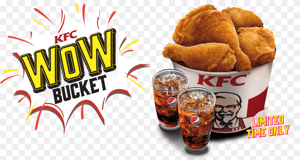 Kfc Chicken Bucket Jpg Stock Wow Bucket Kfc Malaysia, Nuggets, Food, Fried Chicken, Adult Free Transparent Png