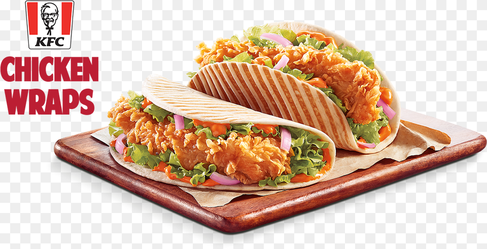 Kfc Chicken Wrap Kfc Super Saver, Food, Taco, Burger, Person Free Transparent Png