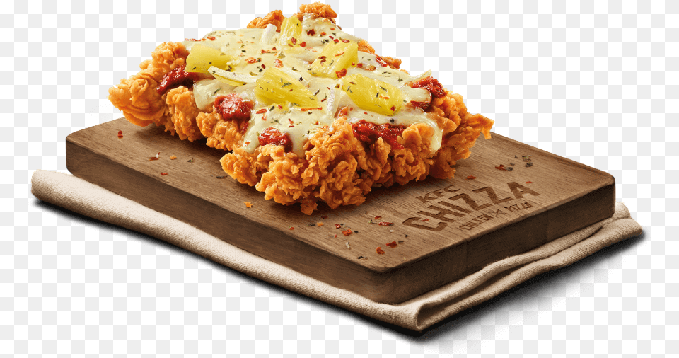 Kfc Chizza Violated The One Golden Rule Of Pizza Food Conbinations That Are Good, Food Presentation, Meal, Dining Table, Furniture Png Image