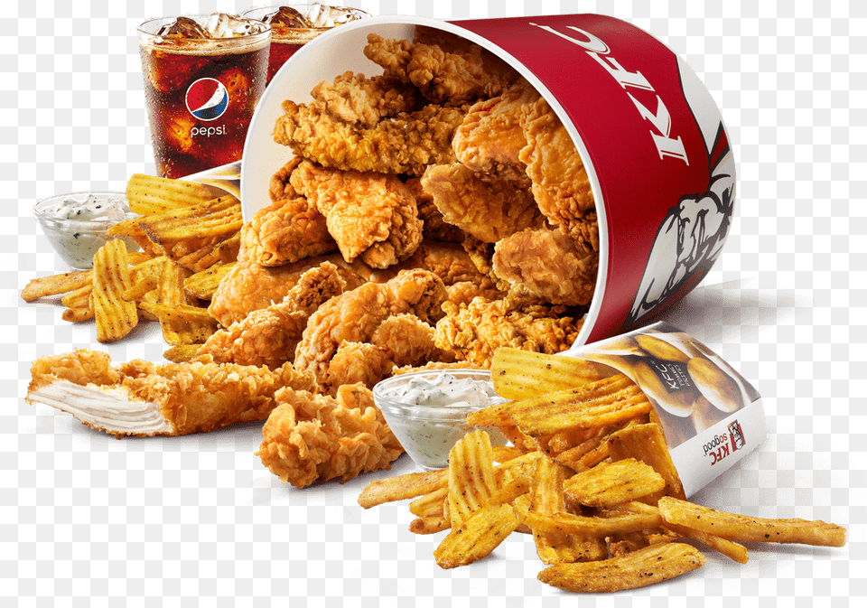 Kfc Clipart Kfc, Food, Fried Chicken, Nuggets, Fries Free Png Download