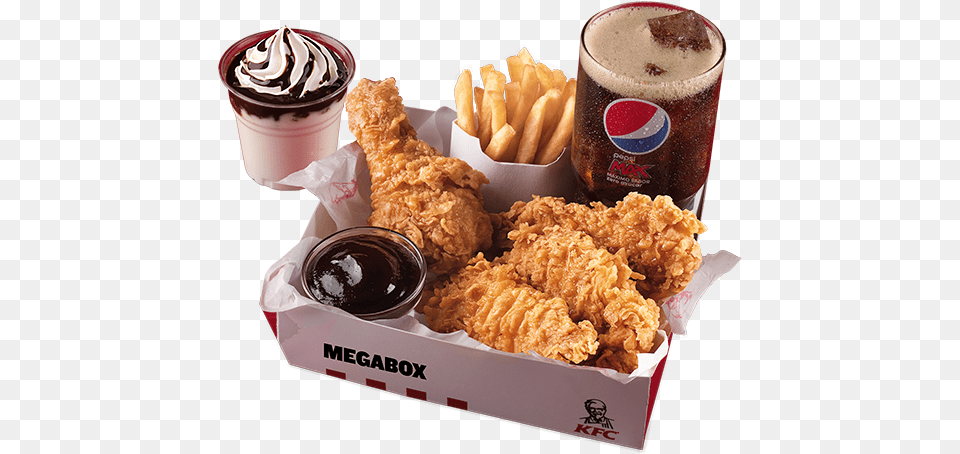 Kfc Cola, Cup, Food, Fried Chicken, Fries Free Png