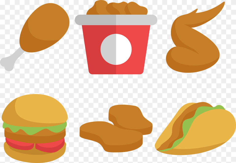 Kfc Food, Burger, Lunch, Meal, Snack Free Png