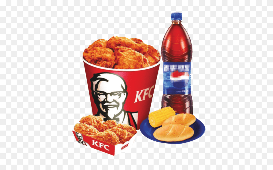 Kfc Food, Fried Chicken, Nuggets, Adult, Person Png Image