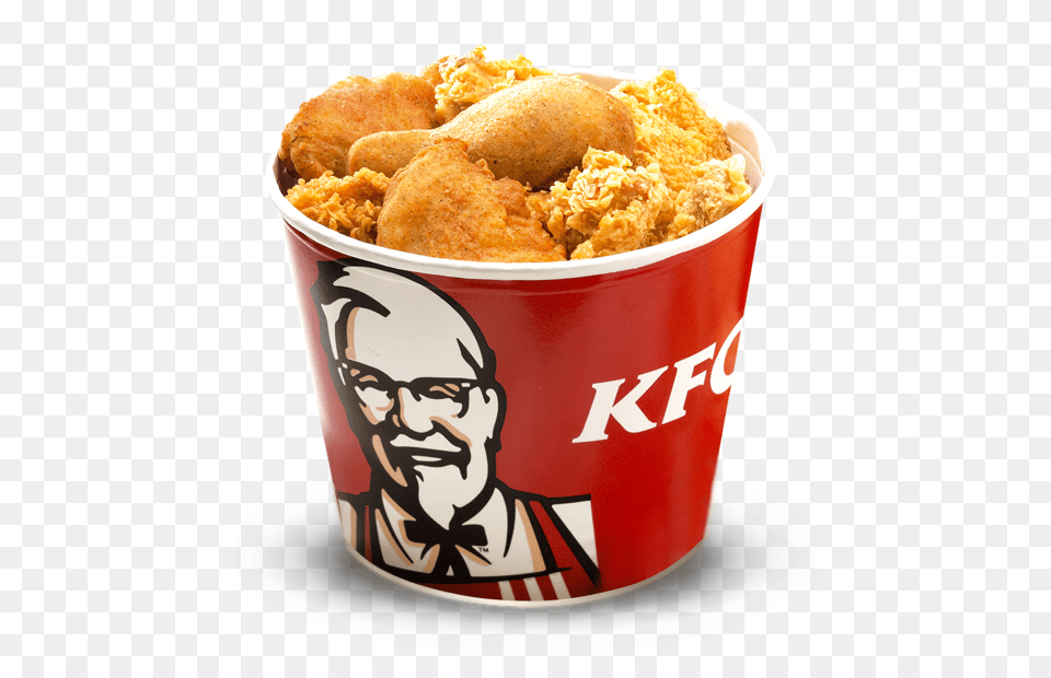 Kfc Food, Fried Chicken, Nuggets, Person, Face Free Png Download