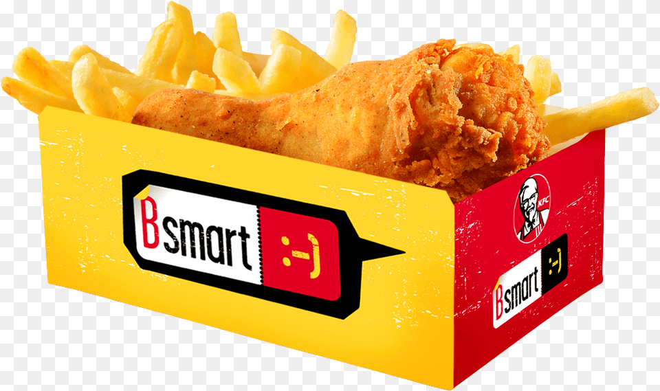 Kfc Kfc B Smart, Food, Fries, Fried Chicken, Person Png Image
