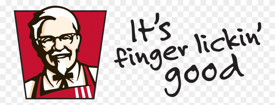 Kfc Logo Finger Lickin Good Download Slogan Finger Lickin Good, Adult, Person, Man, Male Png Image
