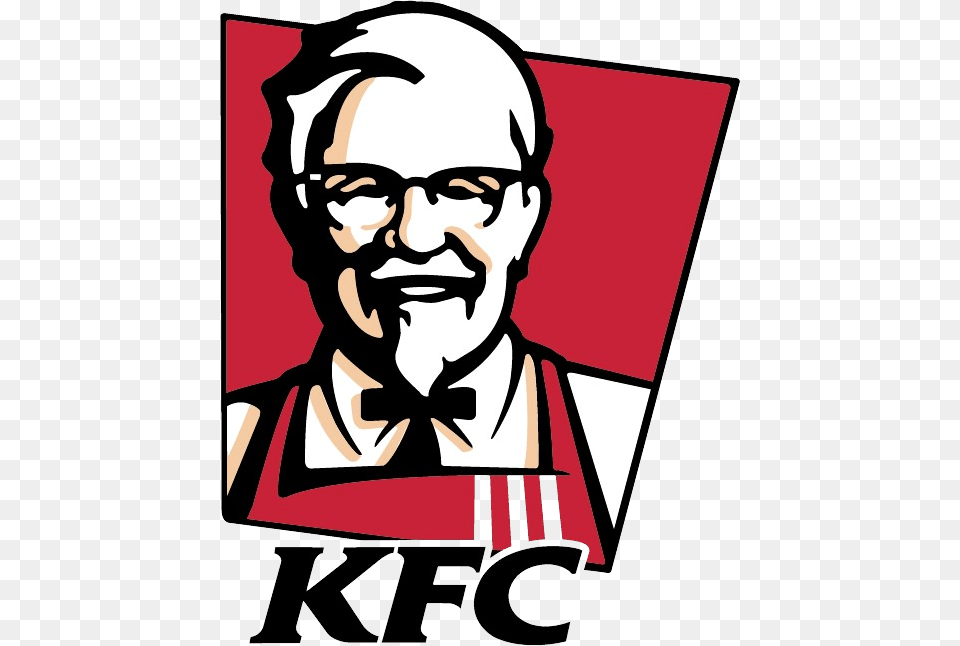 Kfc Logo Kentucky Fried Chicken Logo, Person, Face, Head, Stencil Png