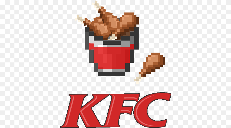 Kfc Minecart Logo Minecraft Pixel Art Kfc, Animal, Mammal, Giraffe, Wildlife Free Transparent Png