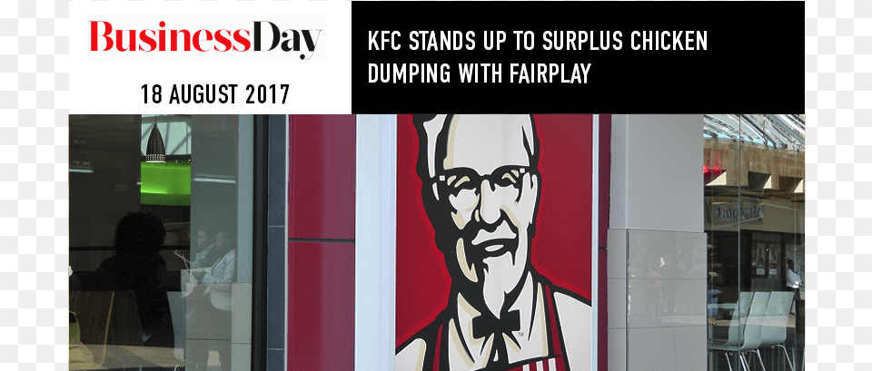 Kfc Stands Up To Surplus Chicken Dumping With Fairplay Hindu Business Line, Person, Furniture, Chair, Adult Free Png