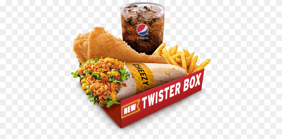 Kfc Twister Box, Food, Lunch, Meal, Cup Free Png