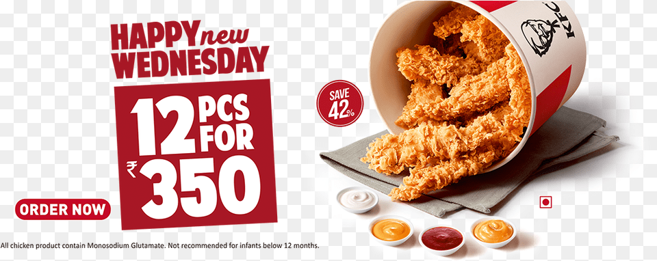 Kfc Wednesday Offer Near Me, Food, Fried Chicken, Nuggets, Advertisement Free Png Download