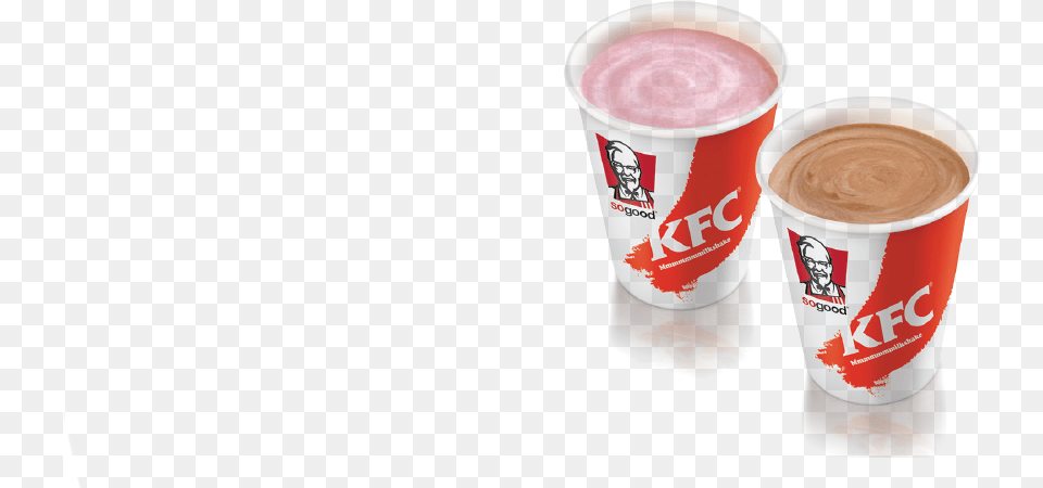 Kfc Zimbabwe Milk Shake Chocolate And Strawberry Milkshakes, Cup, Tin, Beverage Free Transparent Png