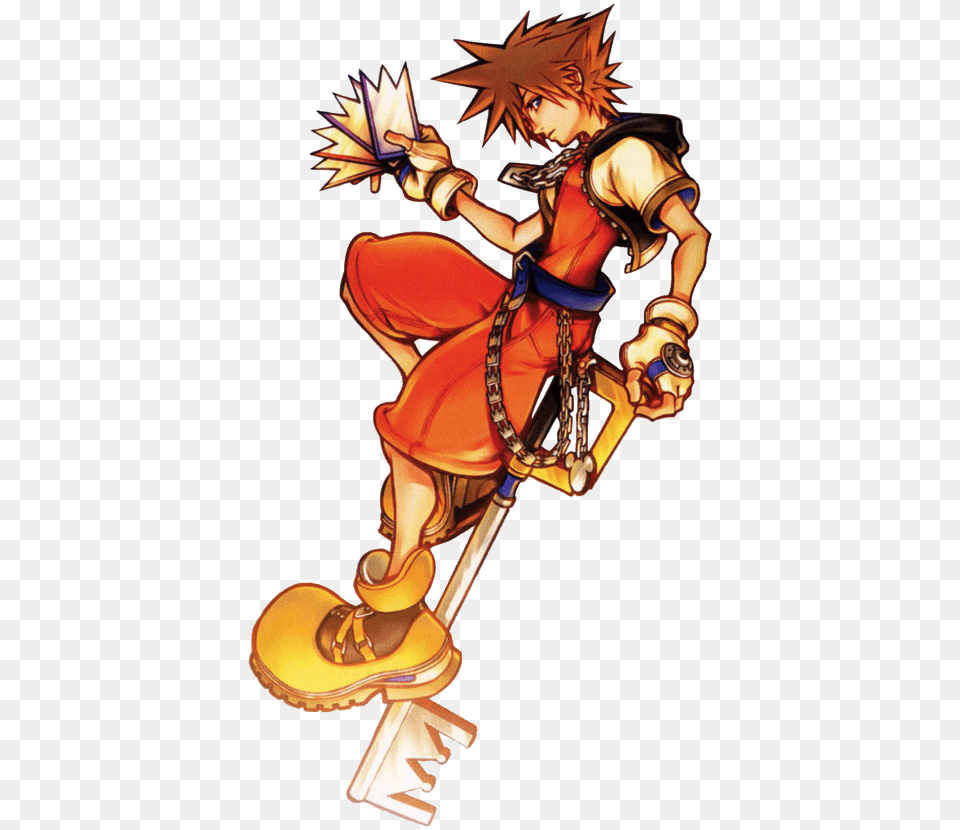 Kh Com Artwork Sora Kingdom Hearts Re Chain Of Memories Sora, Book, Comics, Publication, Baby Png Image