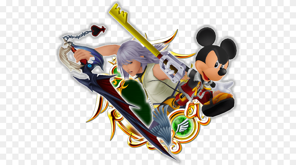 Kh Ii Riku Amp Mickey Kingdom Hearts Diz Art, Book, Comics, Publication, Baby Free Png Download