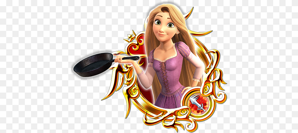 Kh Iii Rapunzel Khux Wiki Kingdom Hearts Key Art 10, Toy, Adult, Female, Person Free Png Download