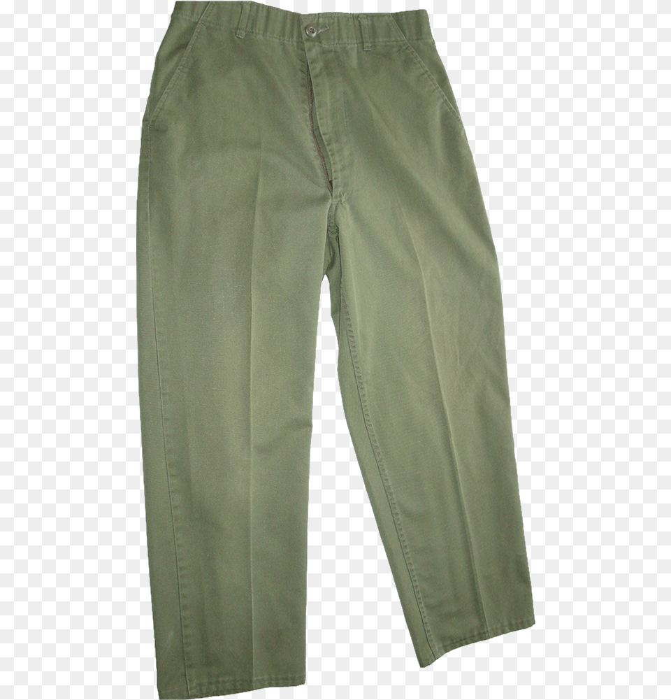 Khaki Waist Pants Green Pants Transparent Background, Clothing, Shirt Png