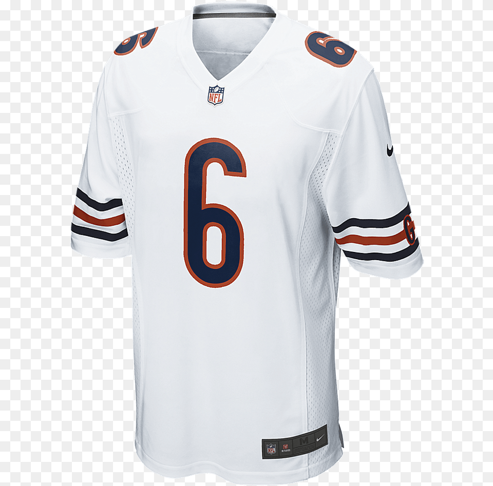 Khalil Mack White Bears Jersey, Clothing, Shirt, Adult, Male Free Png Download
