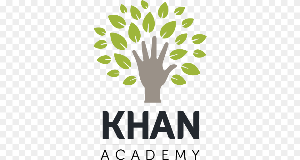Khan Academy Logo, Green, Leaf, Plant, Advertisement Png Image