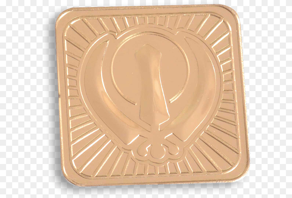 Khanda Design Wood, Gold Free Png Download