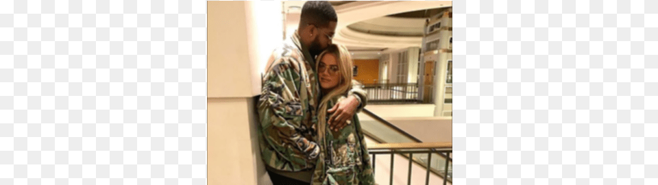 Khloe Kardashian And Tristan, Person, Hugging, Woman, Adult Png