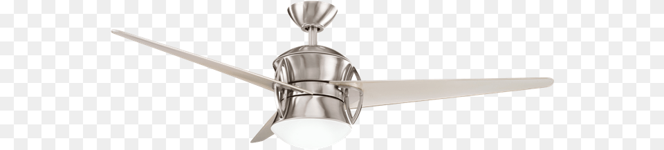 Kichler Ceiling Fans In Brushed Stainless Steel, Appliance, Ceiling Fan, Device, Electrical Device Png