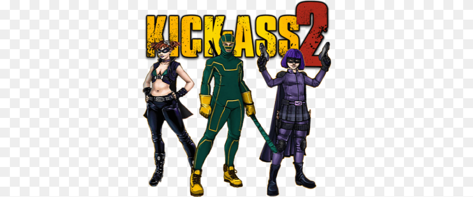 Kick Ass Kick Ass 2 Logo, Book, Publication, Comics, Adult Png Image