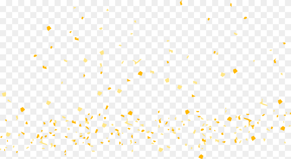 Kick Butts Generation Yellow And Orange Confetti, Paper Png Image