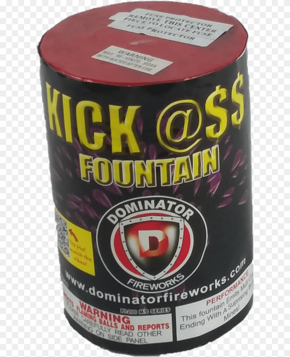 Kick Fountain D, Can, Tin Free Png