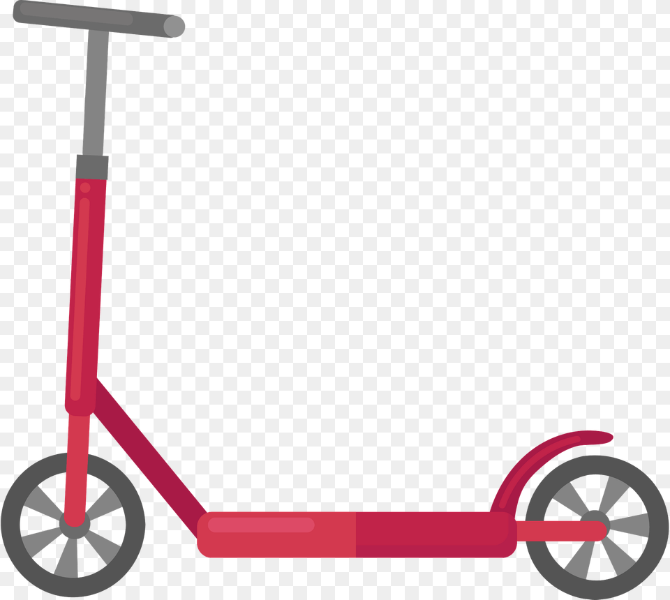 Kick Scooter Clipart, Transportation, Vehicle, E-scooter, Machine Free Png Download