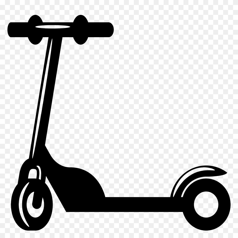 Kick Scooter Emoji Clipart, Transportation, Vehicle, Device, Grass Free Png