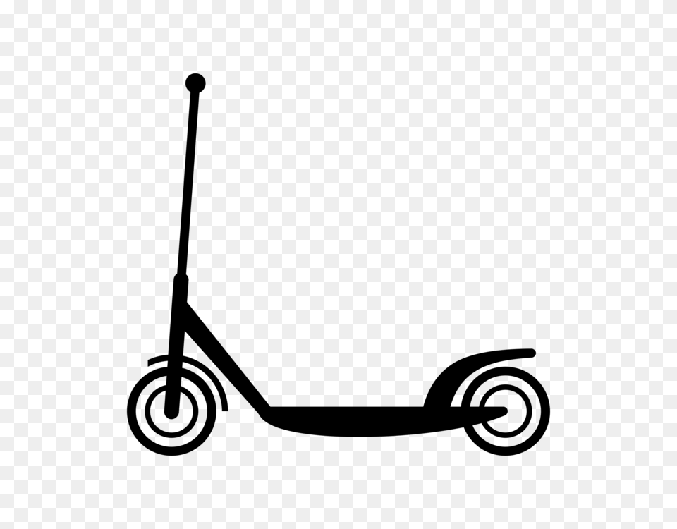 Kick Scooter Motorcycle Moped Electric Vehicle, Gray Free Png