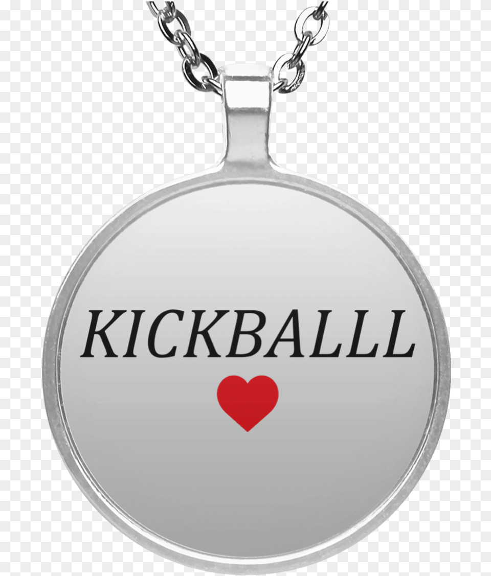Kickball Sport Circle Necklace Necklace, Accessories, Jewelry, Pendant, Locket Free Transparent Png