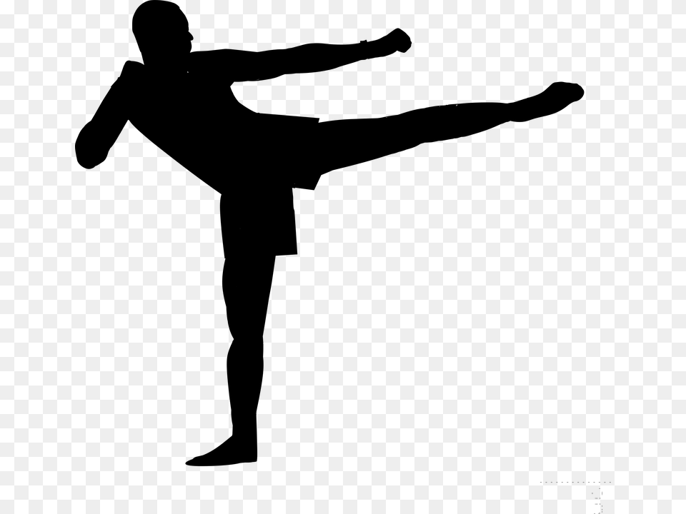 Kickboxing, Gray Free Png Download