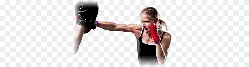 Kickboxing, Clothing, Glove, Adult, Person Free Png Download