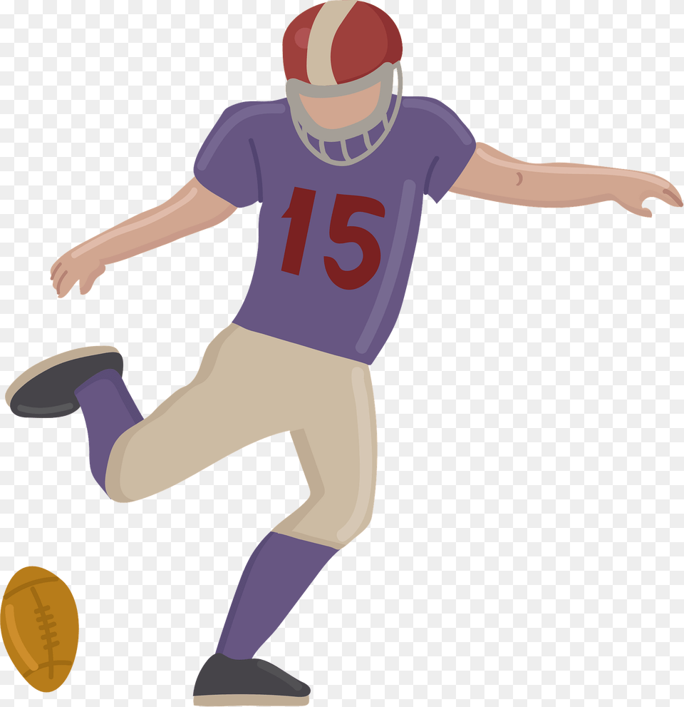 Kicker Clipart, People, Person, Helmet, American Football Png