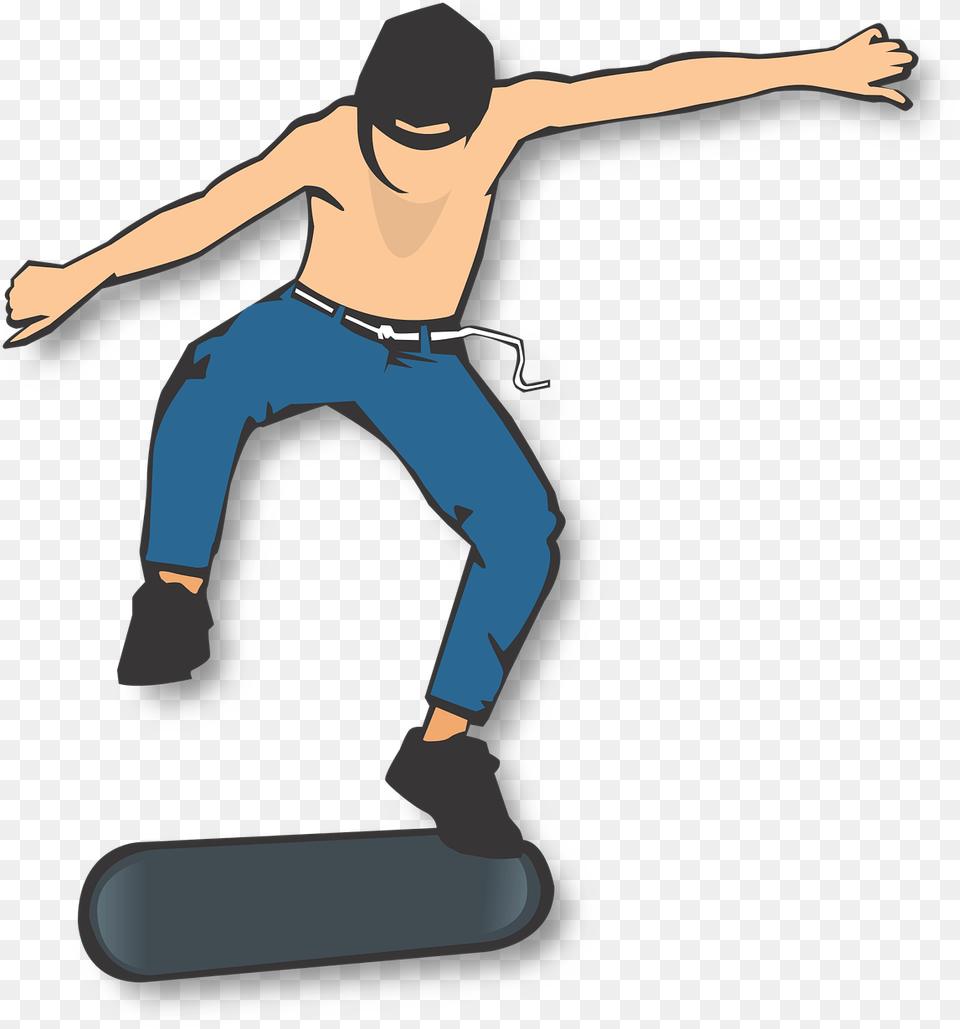 Kickflip Vector, Pants, Clothing, Skateboard, Person Png