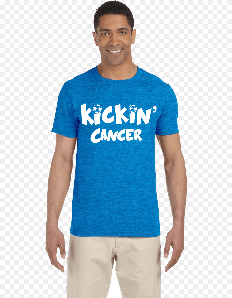 Kickin Cancer Shirt, Clothing, T-shirt, Adult, Male Free Png