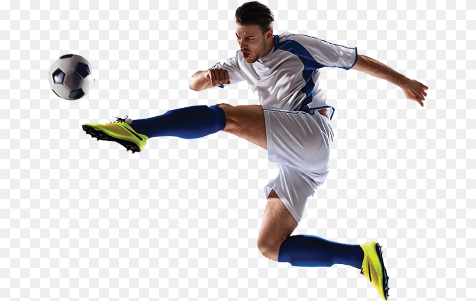 Kicking Soccer Ball, Sphere, Person, Adult, Soccer Ball Free Png Download