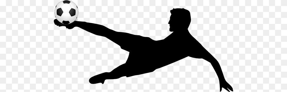 Kicking Soccer Ball Silhouette, Person, Adult, Sport, Soccer Ball Free Transparent Png