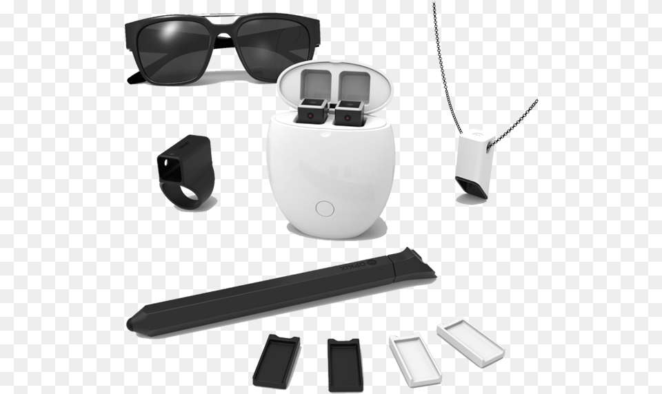 Kicking The Cool Into Binoculars Was The Doubletake Monochrome, Accessories, Sunglasses, Jewelry, Necklace Free Transparent Png