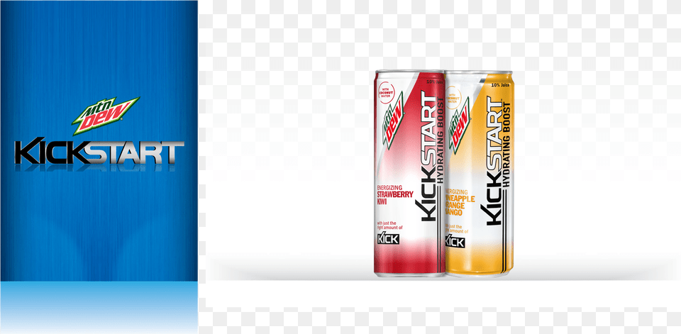 Kickstart From Mountain Dew An Energizing To Do The Banner, Can, Tin Free Png Download