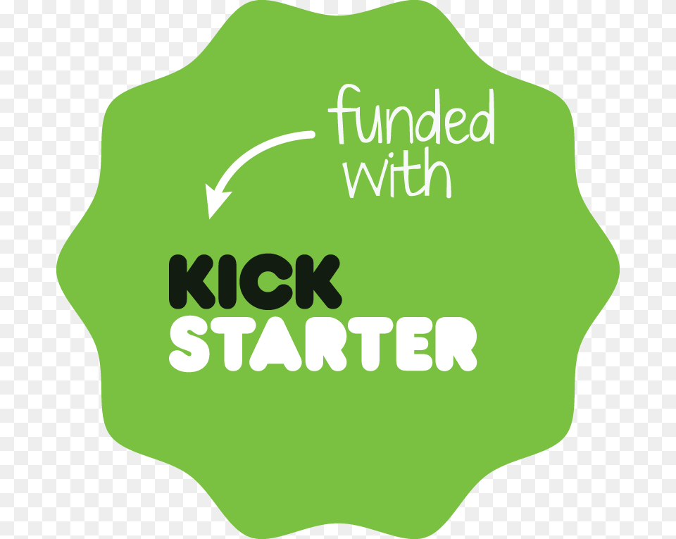 Kickstarter Badge Funded Fully Funded On Kickstarter Badge, Green, Logo, Clothing, T-shirt Free Png Download