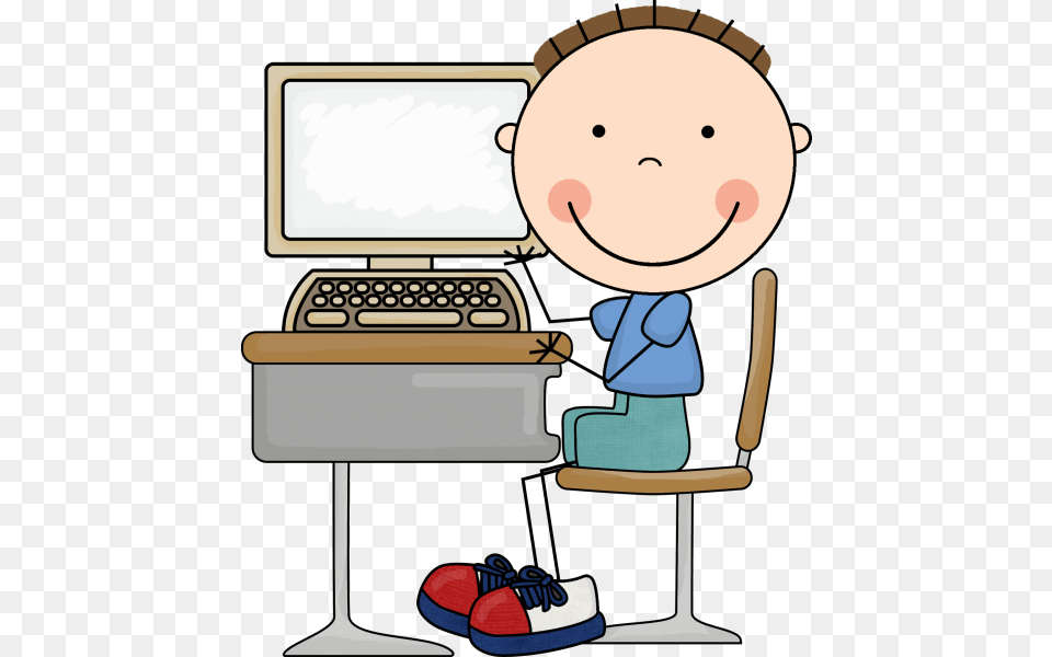 Kid, Computer, Computer Hardware, Computer Keyboard, Pc Free Transparent Png