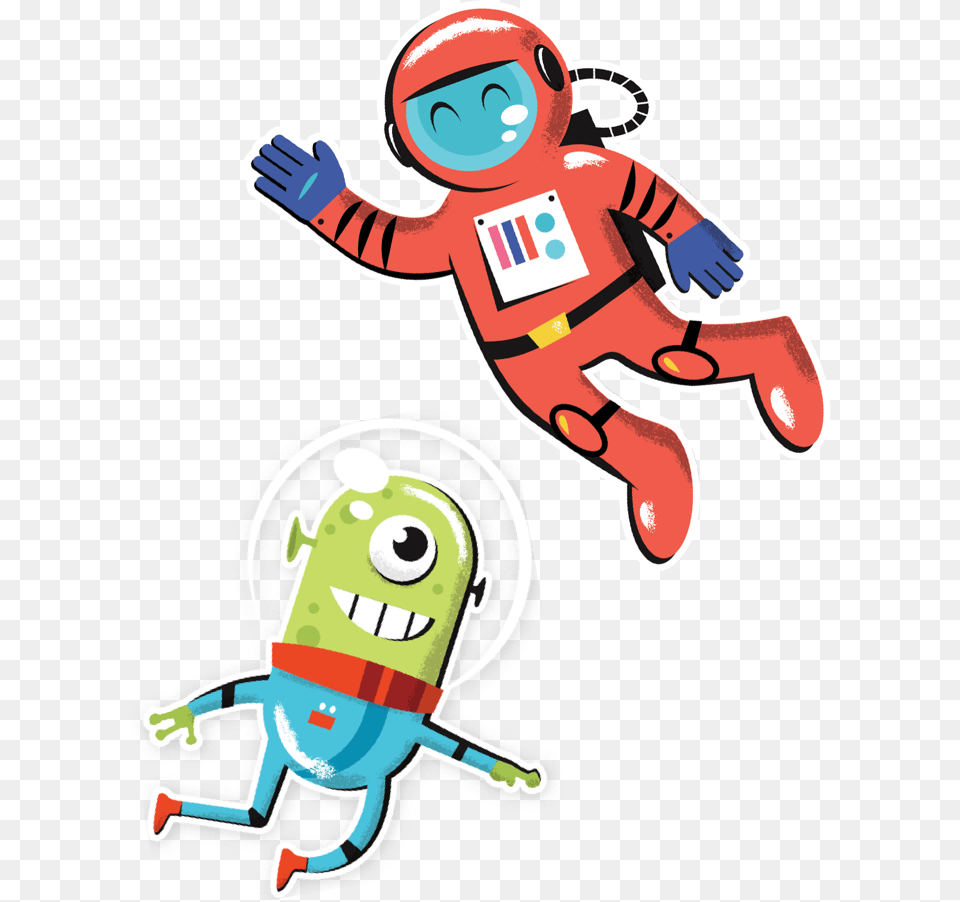 Kid Astronaut Clipart Alien In Astronaut Cartoon, Baby, Person, Animal, Bear Free Png Download