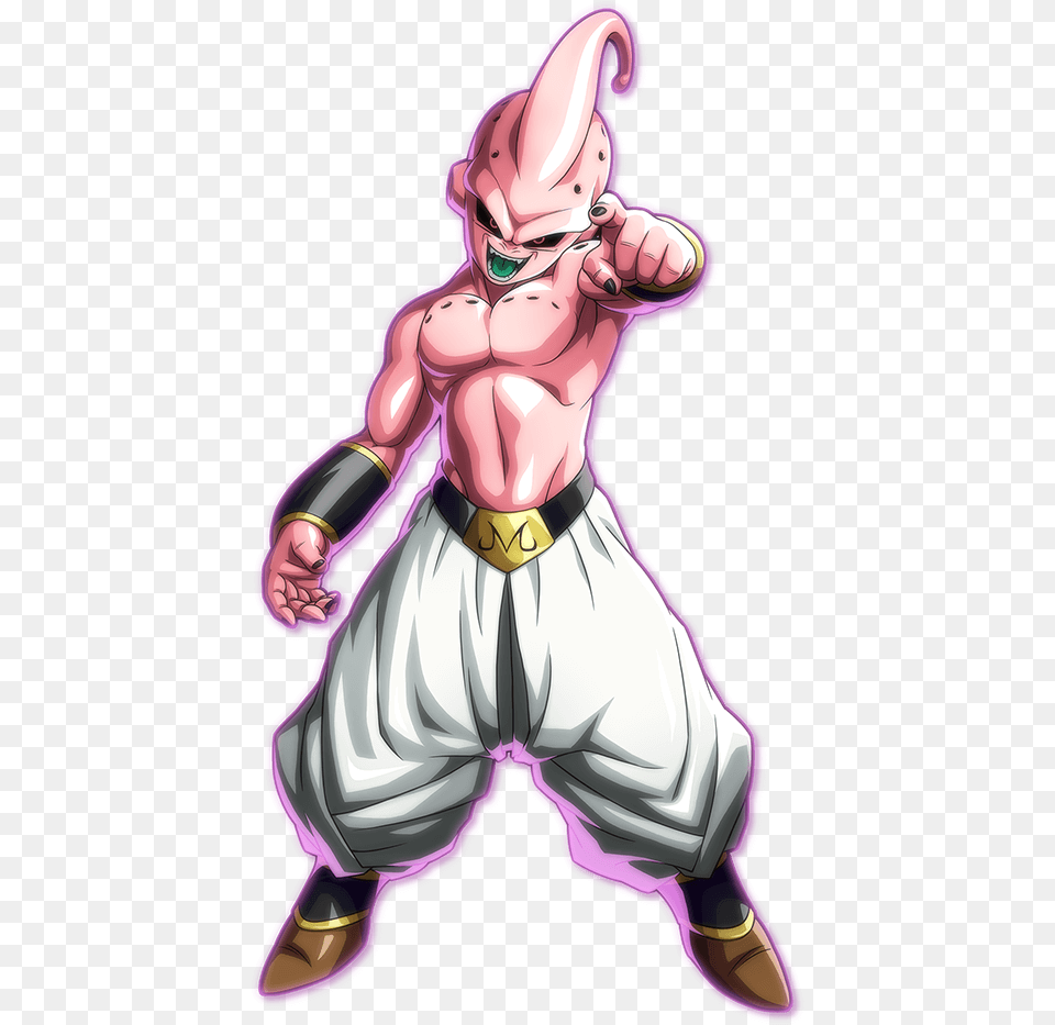 Kid Buu Dragon Ball Fighterz Kid Buu, Book, Comics, Publication, Purple Png Image