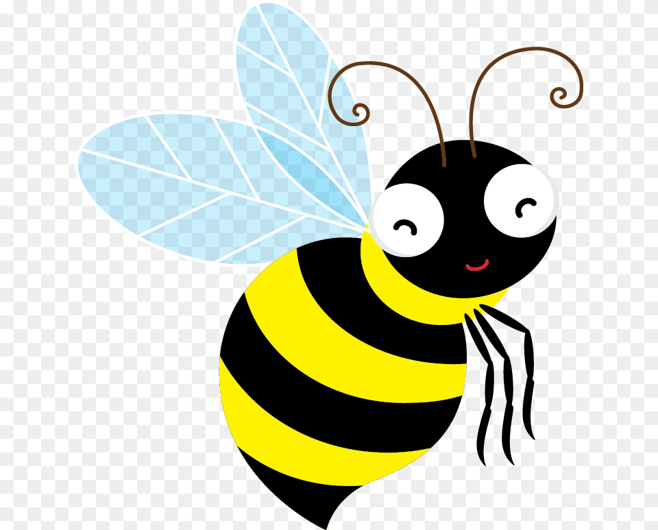 Kid Clipart Bee Transparent Background Bee Clipart, Animal, Honey Bee, Insect, Invertebrate Png Image