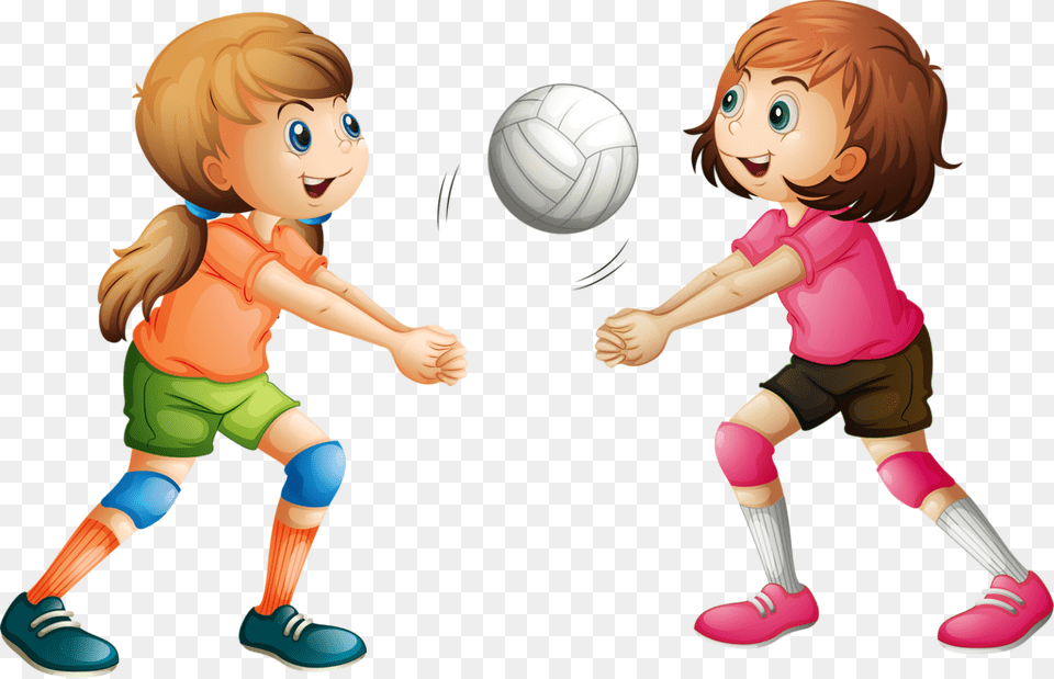 Kid Clipart Volleyball Sports Word Clip Art, Baby, Person, Soccer Ball, Soccer Free Png