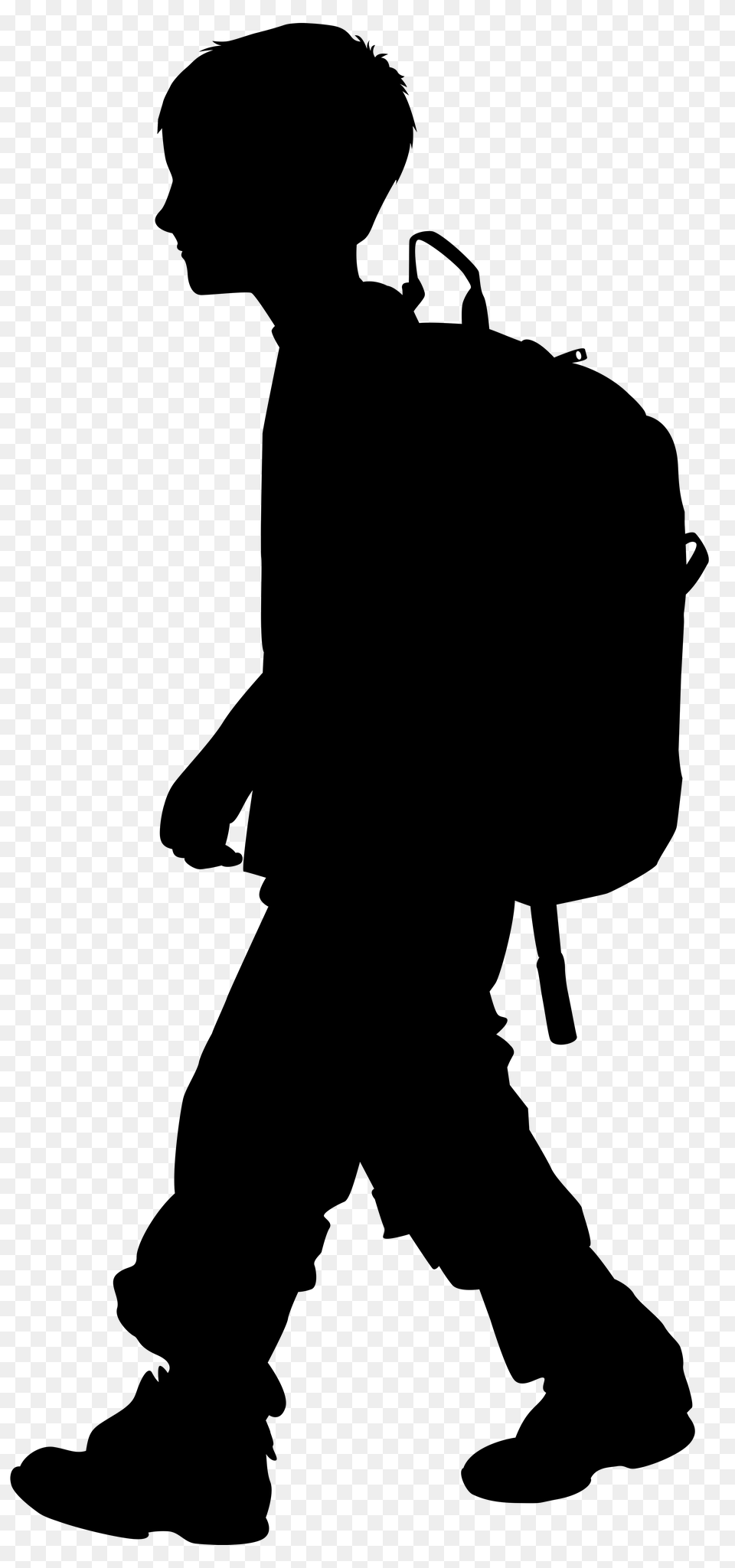 Kid Detective Silhouette Clip Art Children Playing Silhouette Png