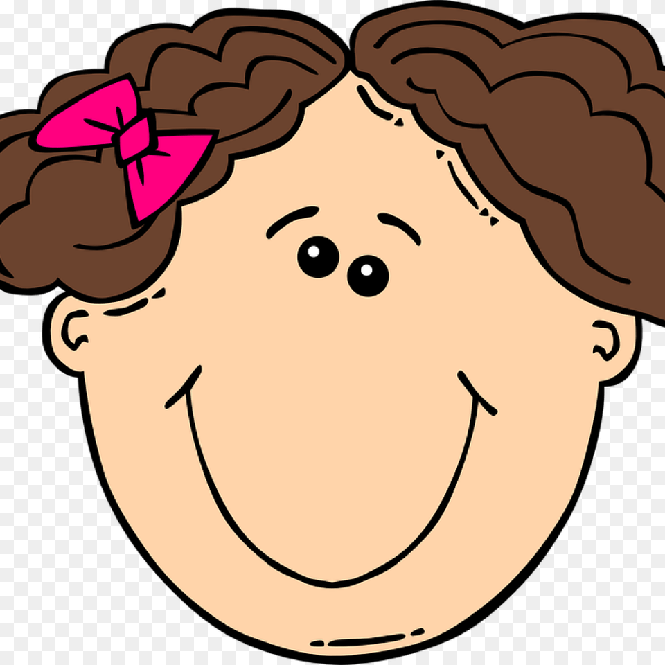 Kid Face Clip Art 19 Thinking Brain Svg Library Download Face Pic Clip Art, Baby, Person, Head, Food Free Png